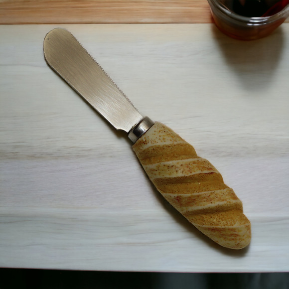 Unbranded Other - Bread Loaf Resin Handle Butter Knife
